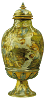 VASO IN MAIOLICA